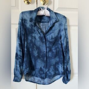 Bella Dahl Brushed Cotton Shirt, XS